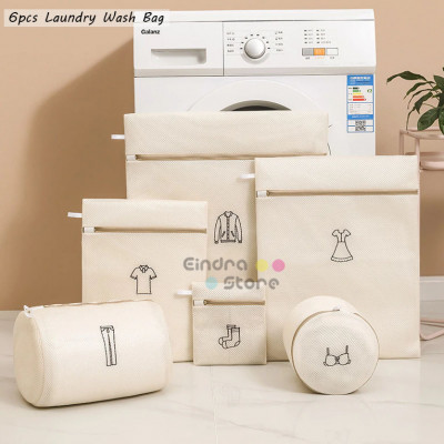 6pcs Laundry Wash Bag